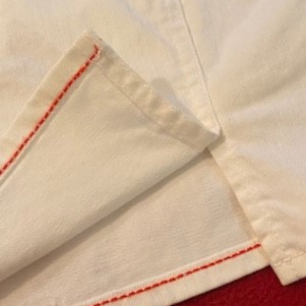 Tommy Hilfiger White Denim Mini Skirt NWT Size - 6 - Picture 9 of 9